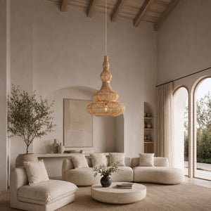   Modern European furniture - Rattan Boho Pendant Light - www.oroa.com | Oroa.com