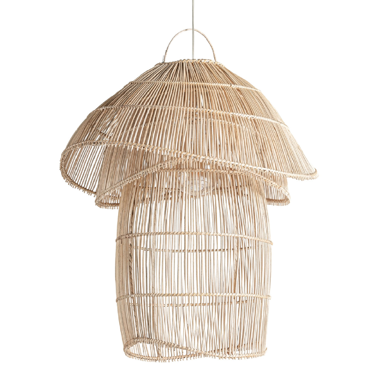 Rattan Tiered Pendant Light | Vical Home
