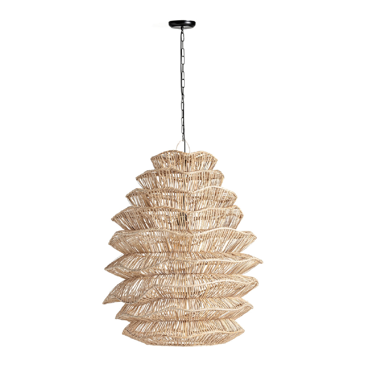 Rattan Layered Pendant Light | Vical Home