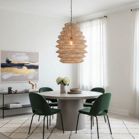 Rattan Layered Pendant Light | Vical Home