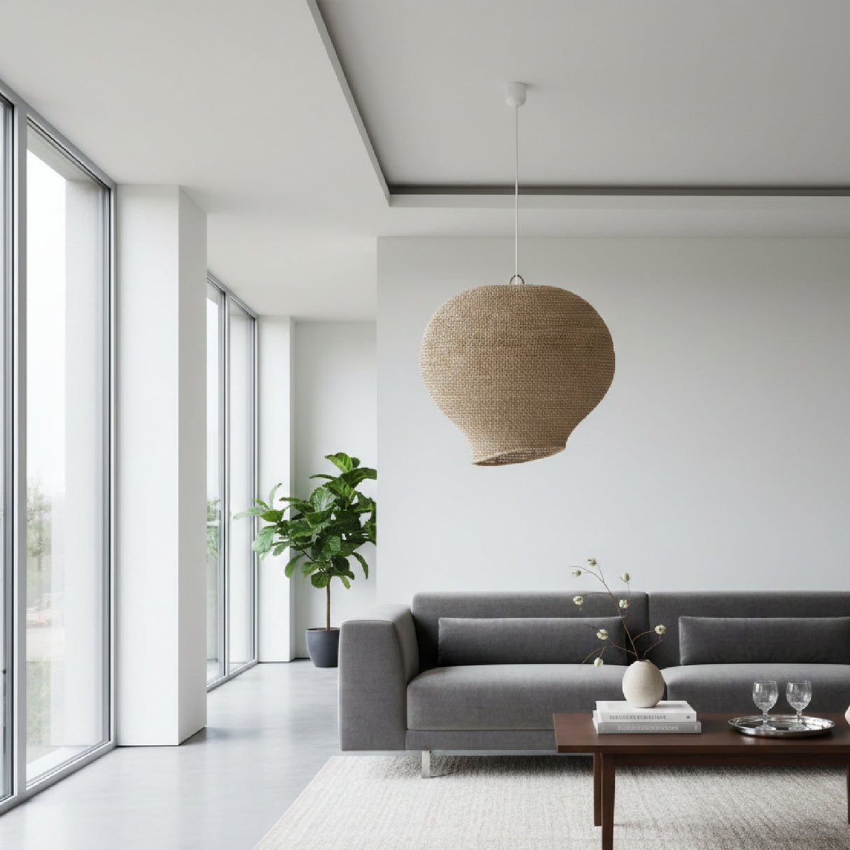 Palm Wood Hanging Lamp | Vical Home Igotz | Oroa.com