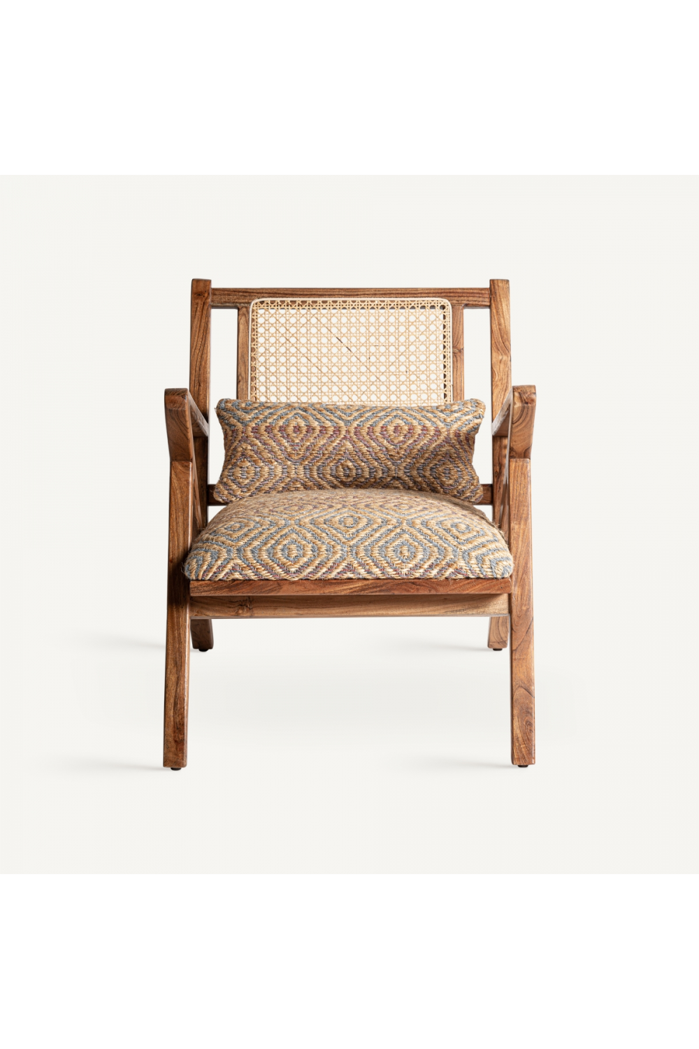 Patterned Jute Boho Armchair | Vical Home Hickori | Oroa.com