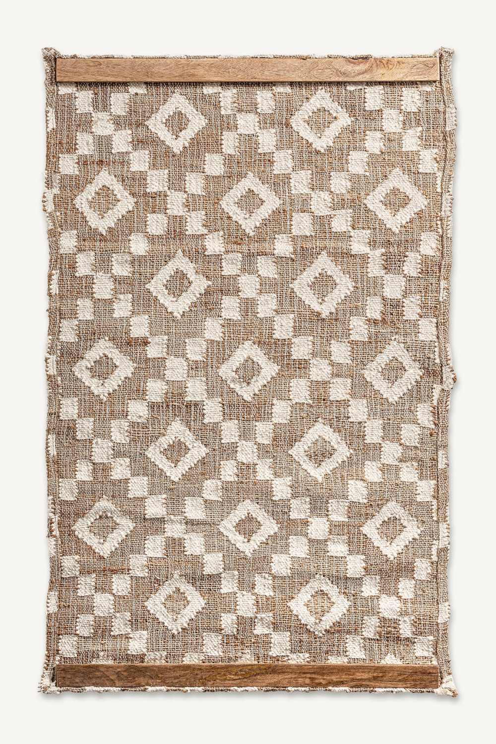 Geometric Pattern Jute Wall Decor | Vical Home Sami | Oroa.com