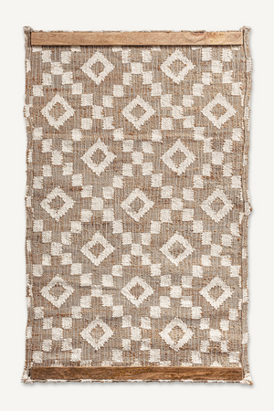 Geometric Pattern Jute Wall Decor | Vical Home Sami | Oroa.com
