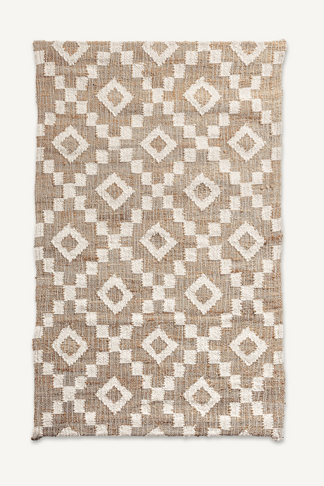 Geometric Pattern Jute Wall Decor | Vical Home Sami | Oroa.com