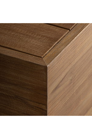 Square Slatted Teak Coffee Table | Vical Home Trena | Oroa.com