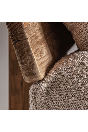 Padded Pine Lounge Chair | Vical Home Givry | Oroa.com