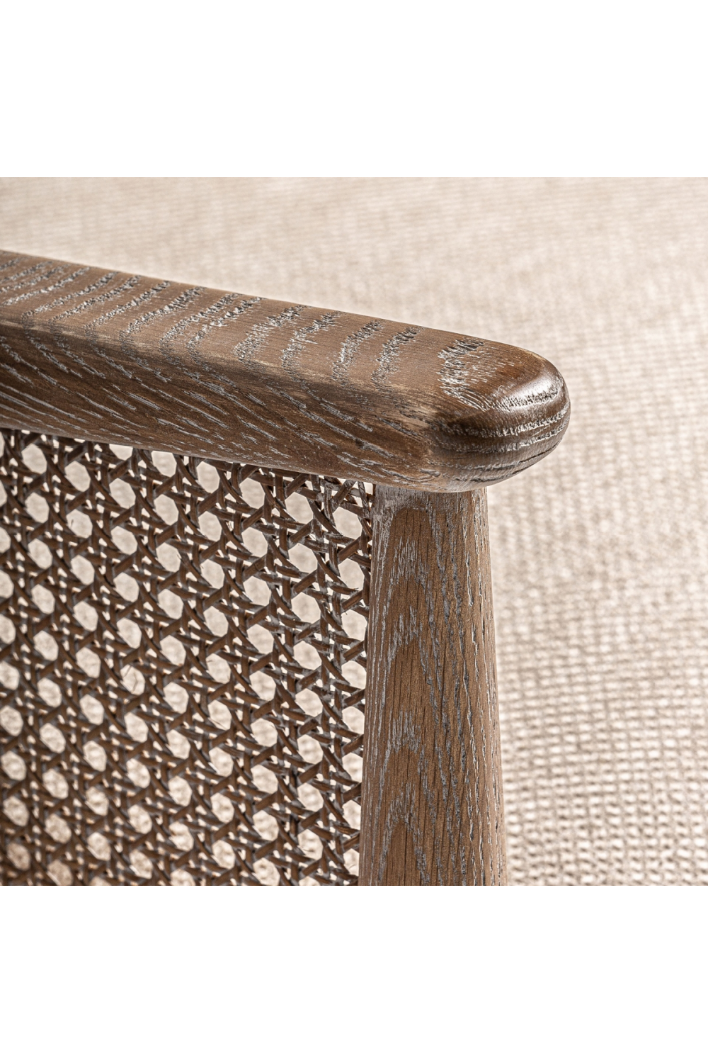 Canework Padded Lounge Armchair | Vical Home Bolzano | Oroa.com