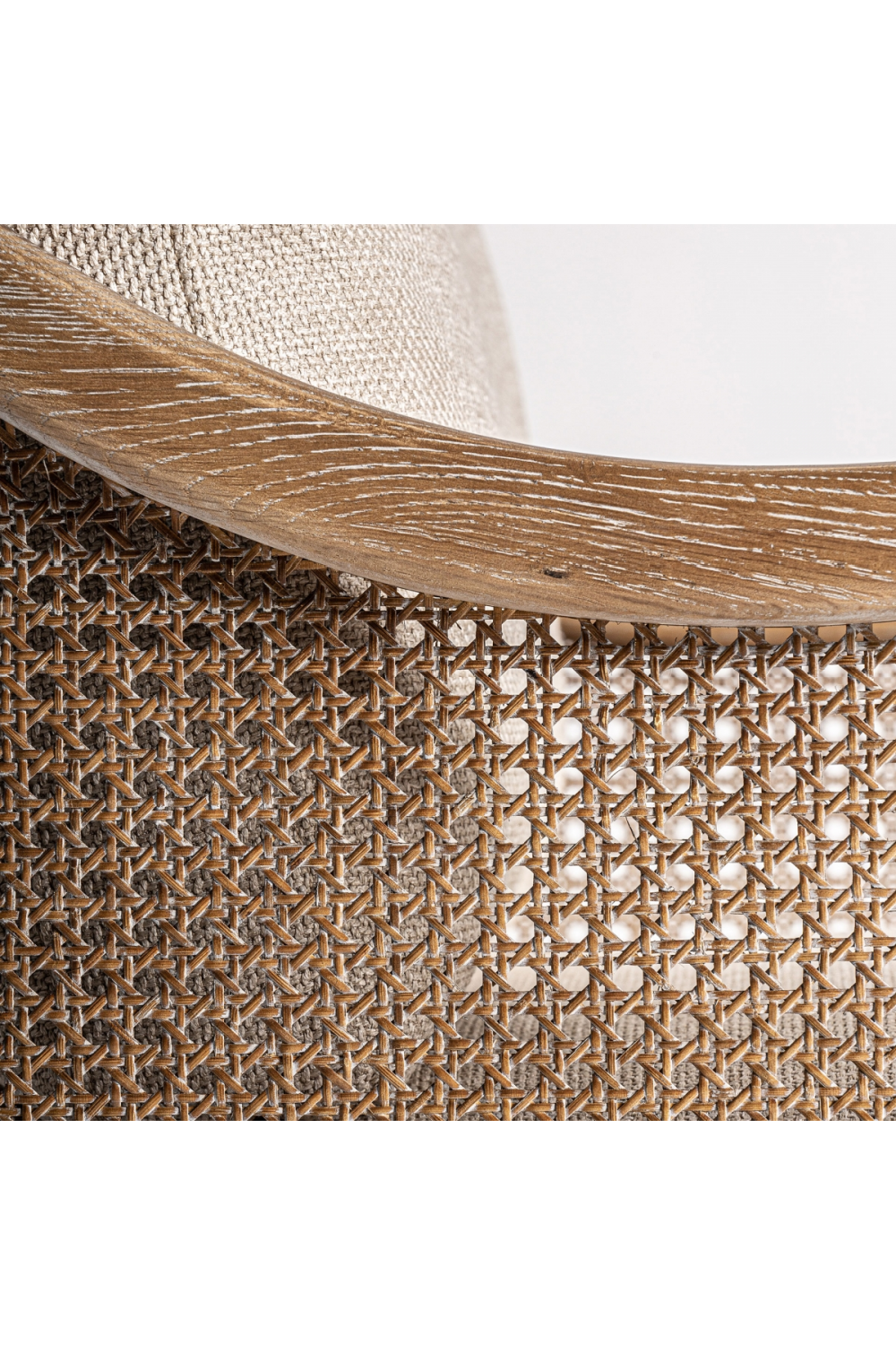 Canework Padded Lounge Armchair | Vical Home Bolzano | Oroa.com