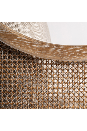 Canework Padded Lounge Armchair | Vical Home Bolzano | Oroa.com