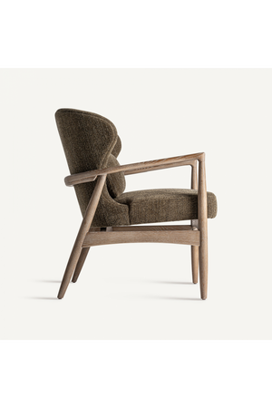   Green Wingback Armchair | Oroa.com