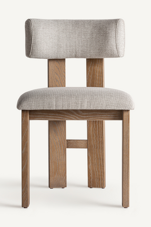   White Padded Dining Chair (2) | Oroa.com