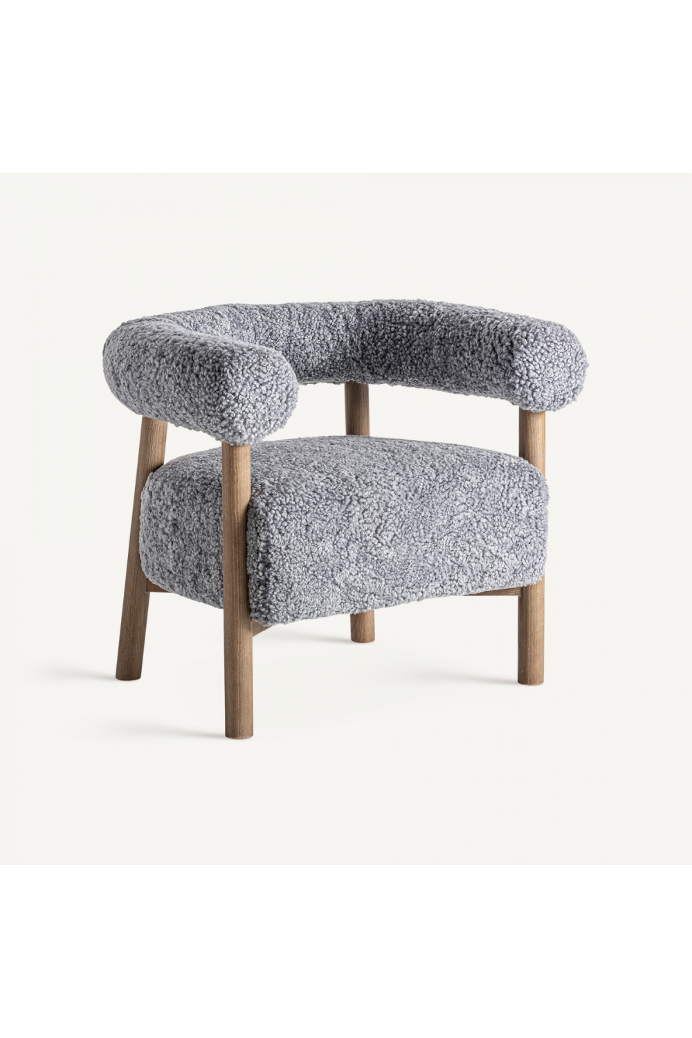 Gray Upholstered Armchair | Vical Home Allitz  | Oroa.com