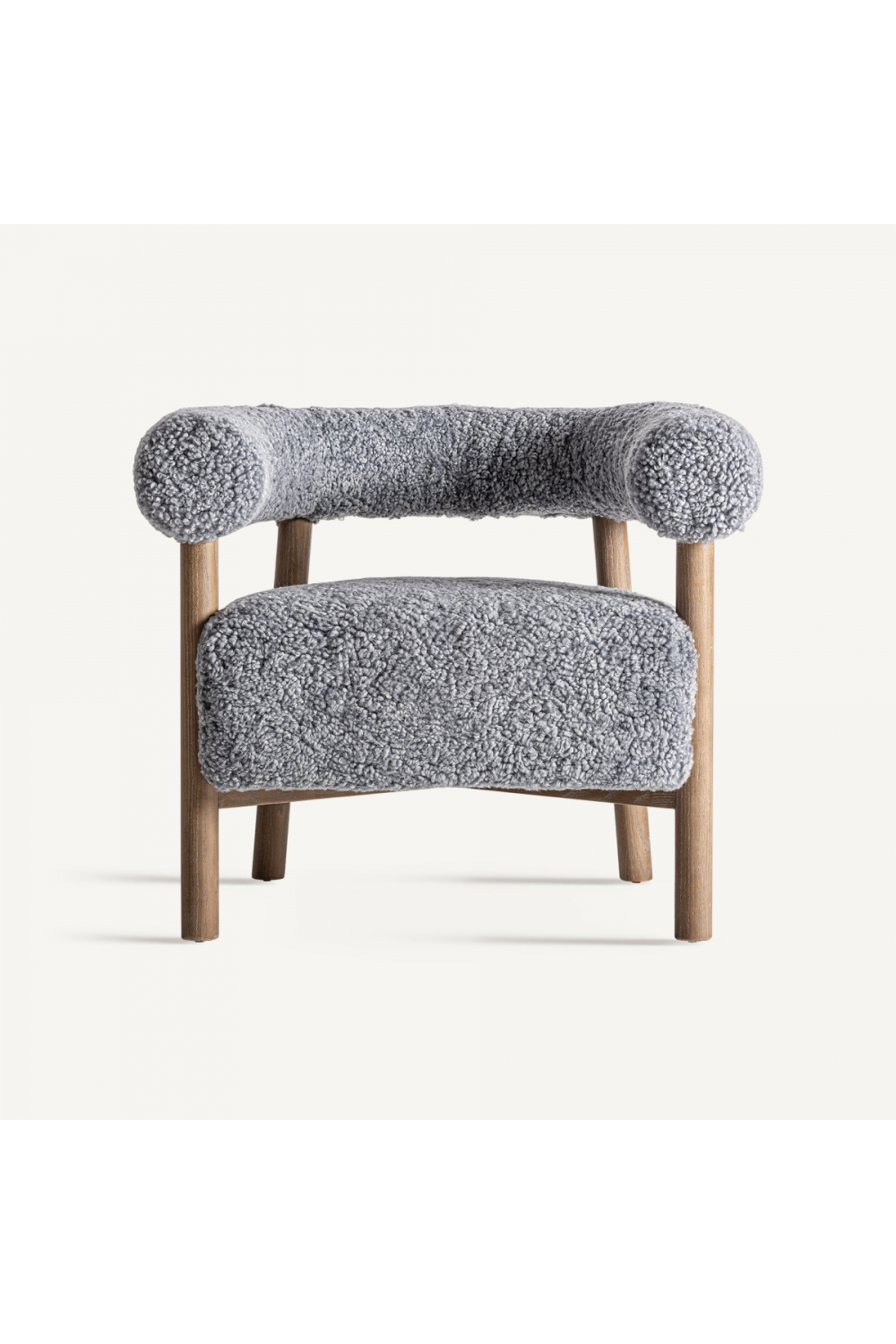 Gray Upholstered Armchair | Vical Home Allitz  | Oroa.com