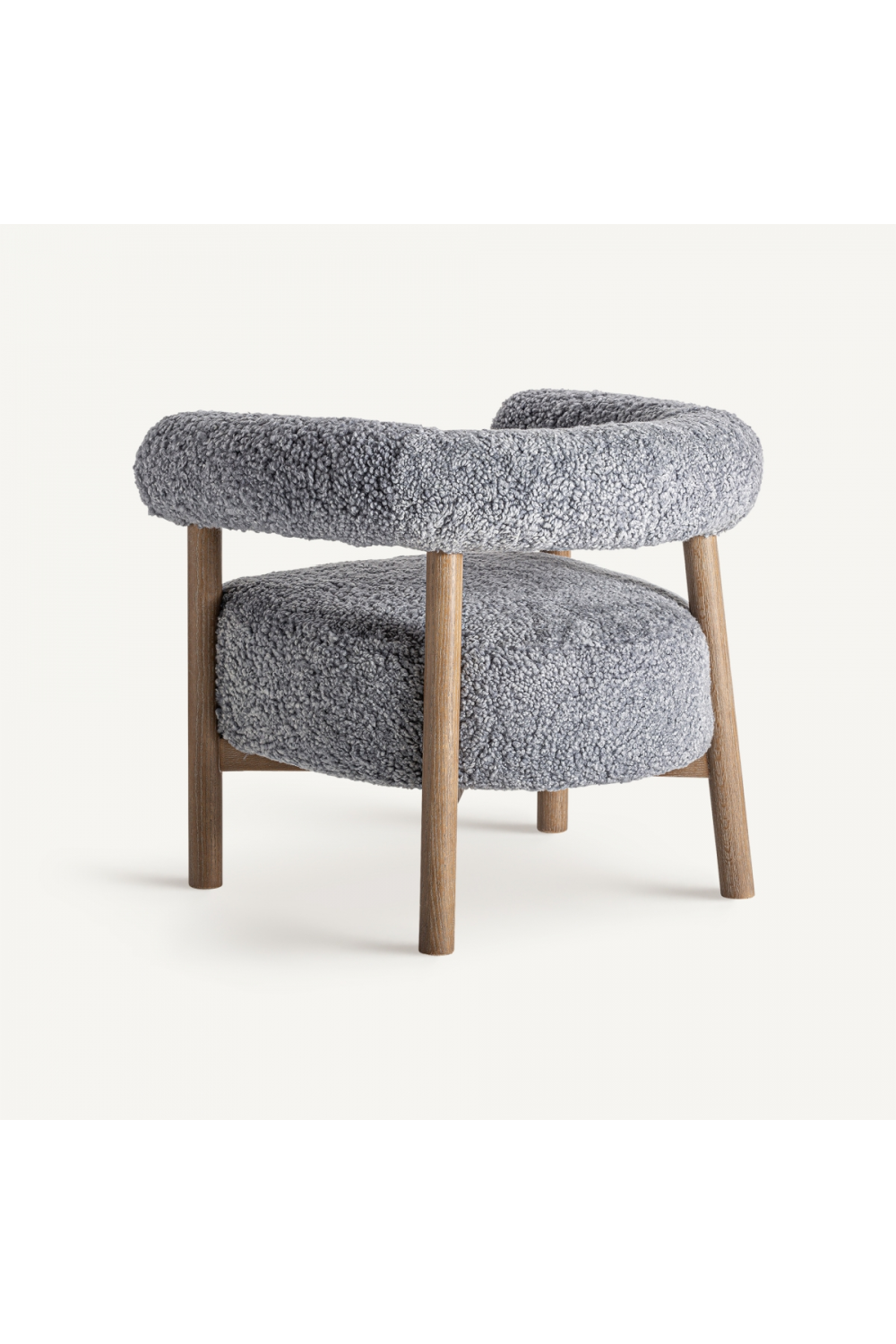 Gray Upholstered Armchair | Vical Home Allitz  | Oroa.com