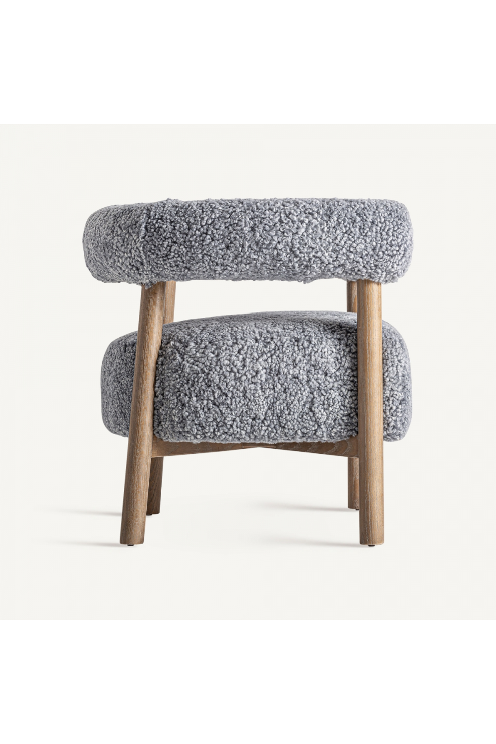 Gray Upholstered Armchair | Vical Home Allitz  | Oroa.com