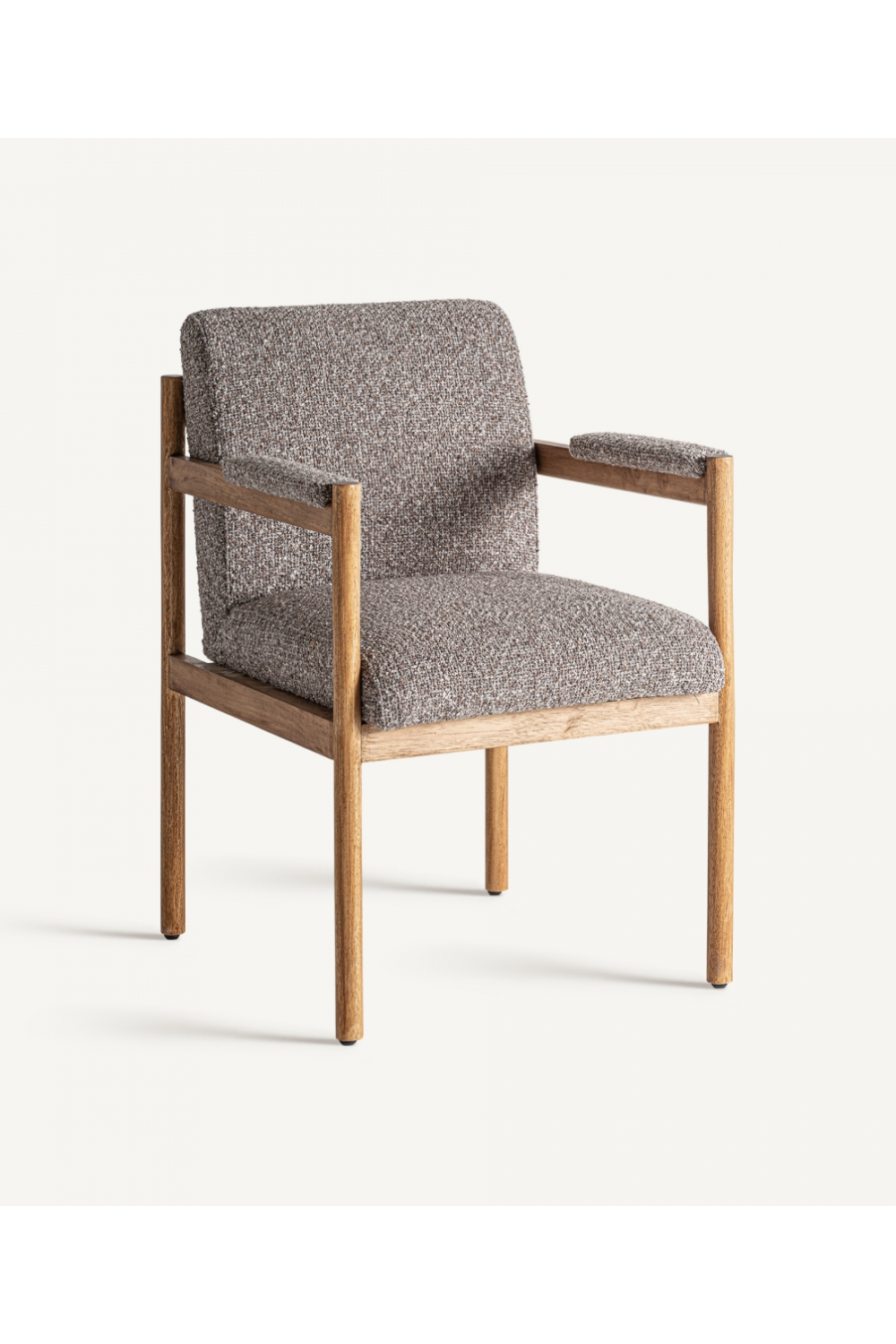 Gray Padded Accent Armchair | Vical Home Bezier | Oroa.com