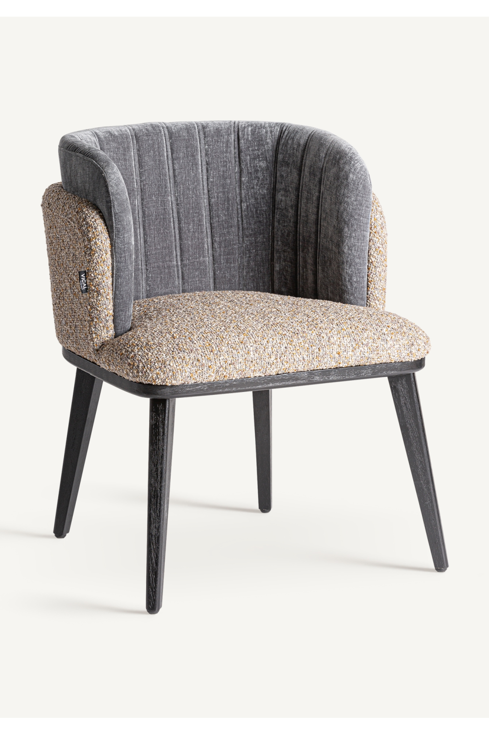 Velvet Backrest Accent Chair | Vical Home Meda | Oroa.com