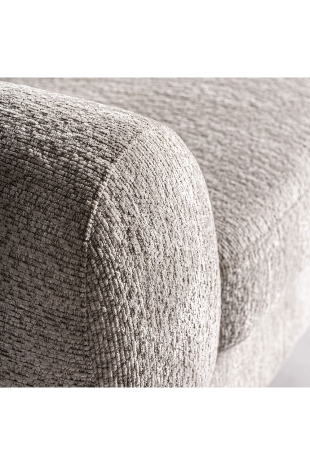 White Velvet Chunky Armchair | Vical Home Elise | Oroa.com