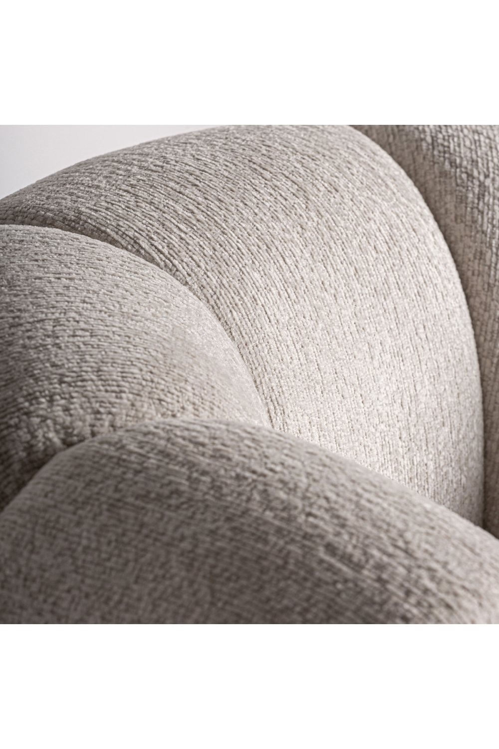 White Velvet Chunky Armchair | Vical Home Elise | Oroa.com