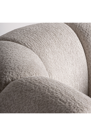 White Velvet Chunky Armchair | Vical Home Elise | Oroa.com