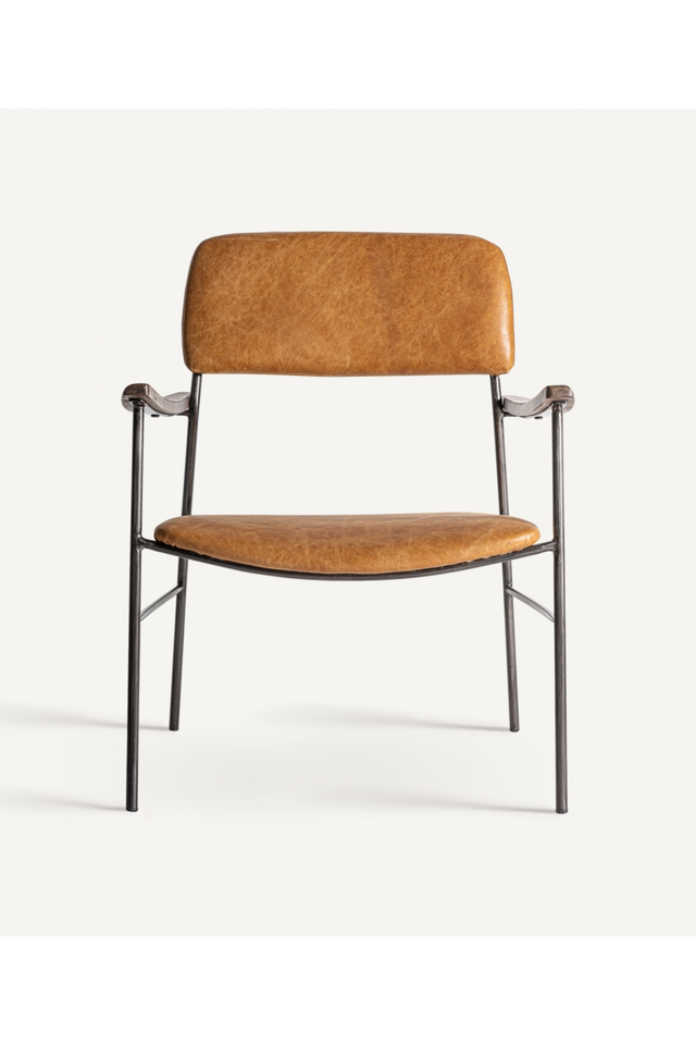 Brown Leather Armchair | Vical Home Waky | Oroa.com