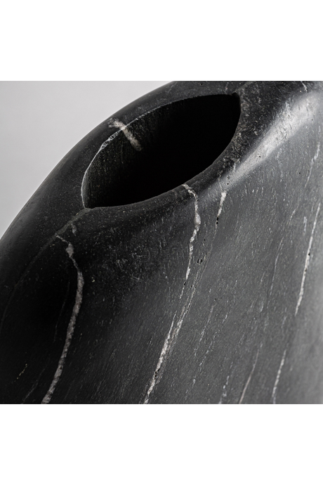 Black Marble Vase M | Vical Home Levi | Oroa.com