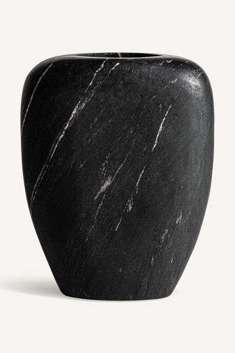 Black Marble Vase S (2) | Vical Home Levi | Oroa.com