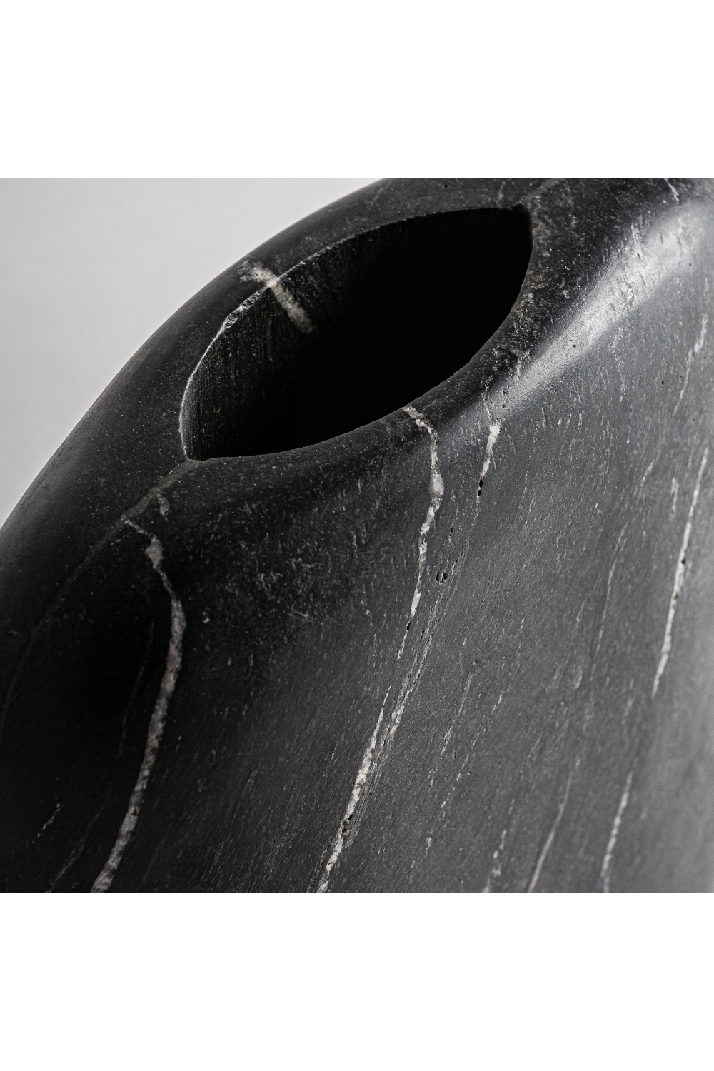 Black Marble Vase S (2) | Vical Home Levi | Oroa.com