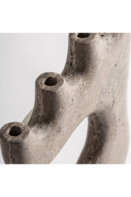 Beige Marble Candle Holder | Vical Home Gael | Oroa.com