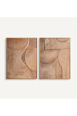 Light Brown Wall Decor Set (2) | Vical Home Yeray | Oroa.com
