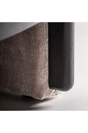 Taupe Round Back Armchair | Vical Home Erbach | Oroa.com