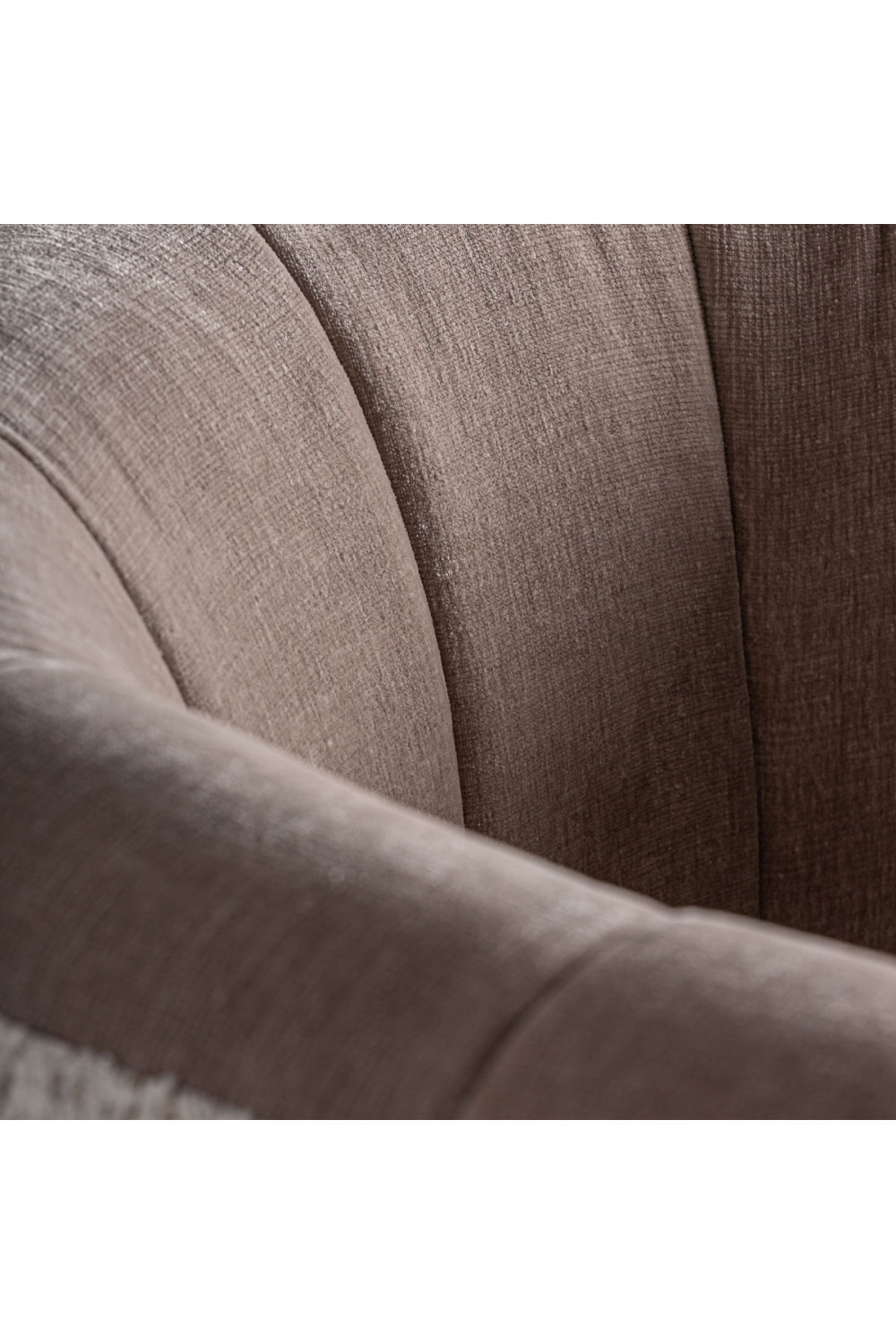 Taupe Round Back Armchair | Vical Home Erbach | Oroa.com