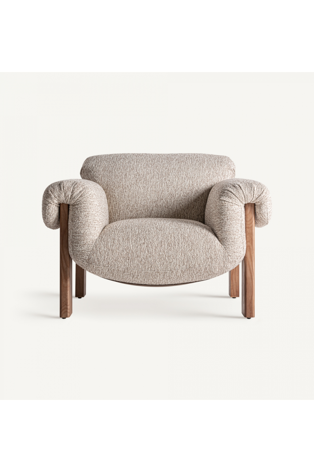 Pine Framed Upholstered Armchair | Vical Home Uznach | Oroa.com