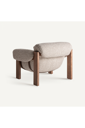 Pine Framed Upholstered Armchair | Vical Home Uznach | Oroa.com