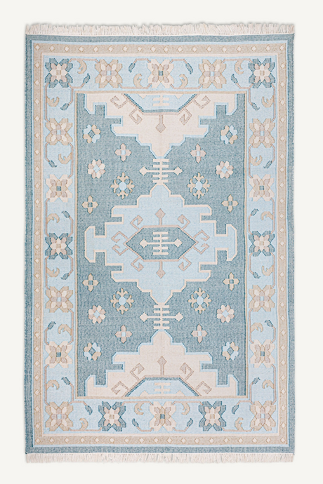 Blue Patterned Area Rug 11' x 8' | Vical Home Elisea | Oroa.com