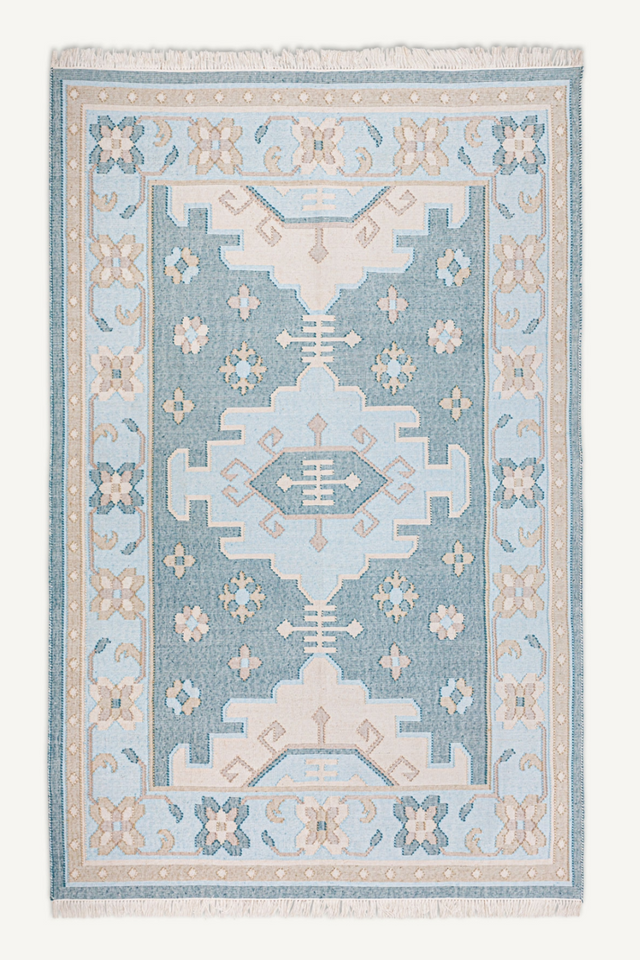 Blue Patterned Area Rug 11' x 8' | Vical Home Elisea | Oroa.com