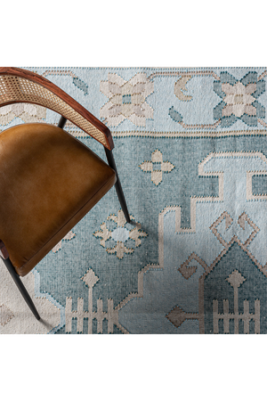 Blue Patterned Area Rug 11' x 8' | Vical Home Elisea | Oroa.com