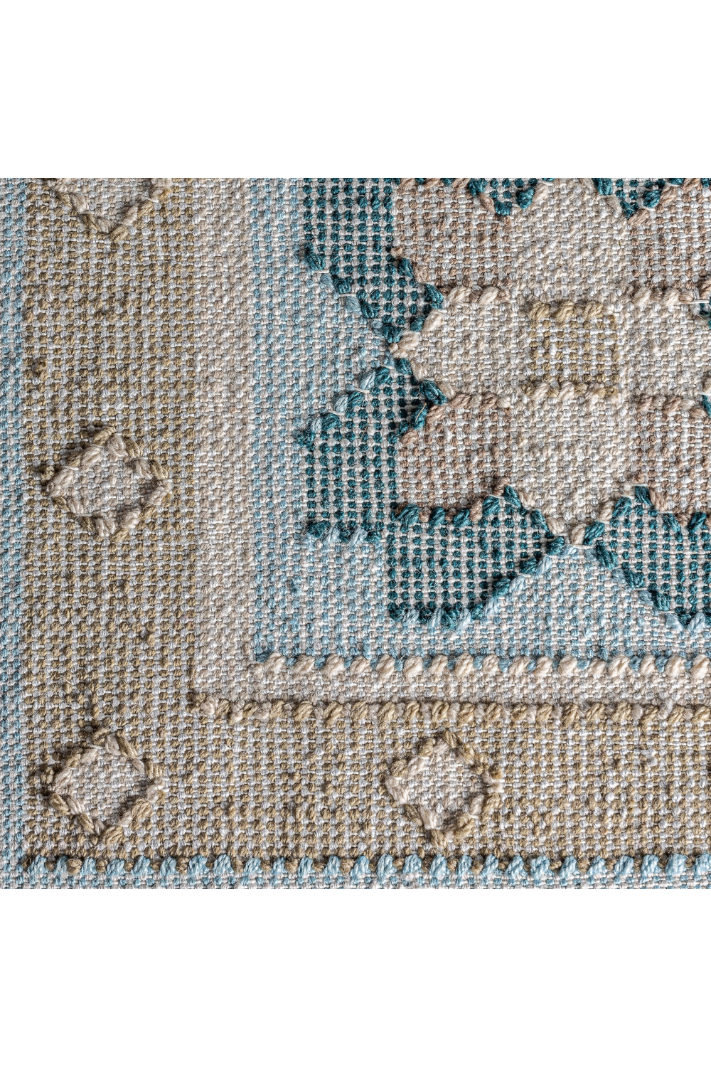 Blue Patterned Area Rug 11' x 8' | Vical Home Elisea | Oroa.com