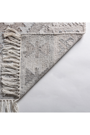 Gray Fringed Pattern Rug 11' x 8' | Vical Home Cashae | Oroa.com