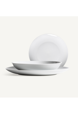 White Porcelain Dinnerware (18) | Vical Home Martina | Oroa.com
