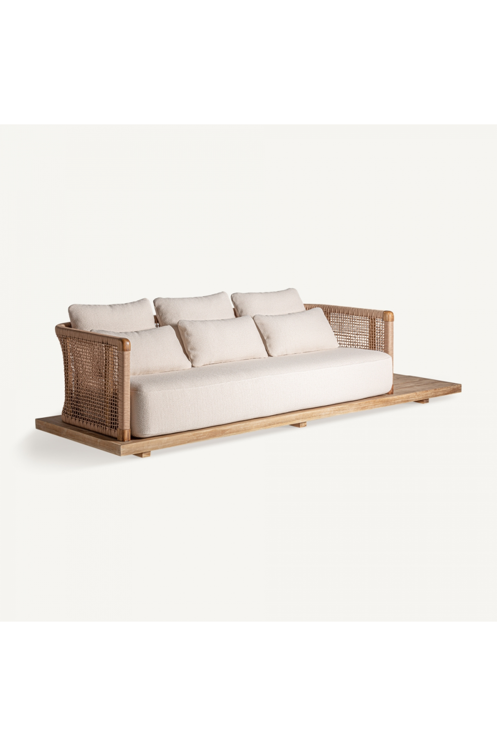Teak Platform Outdoor Sofa | Vical Home Trena | Oroa.com