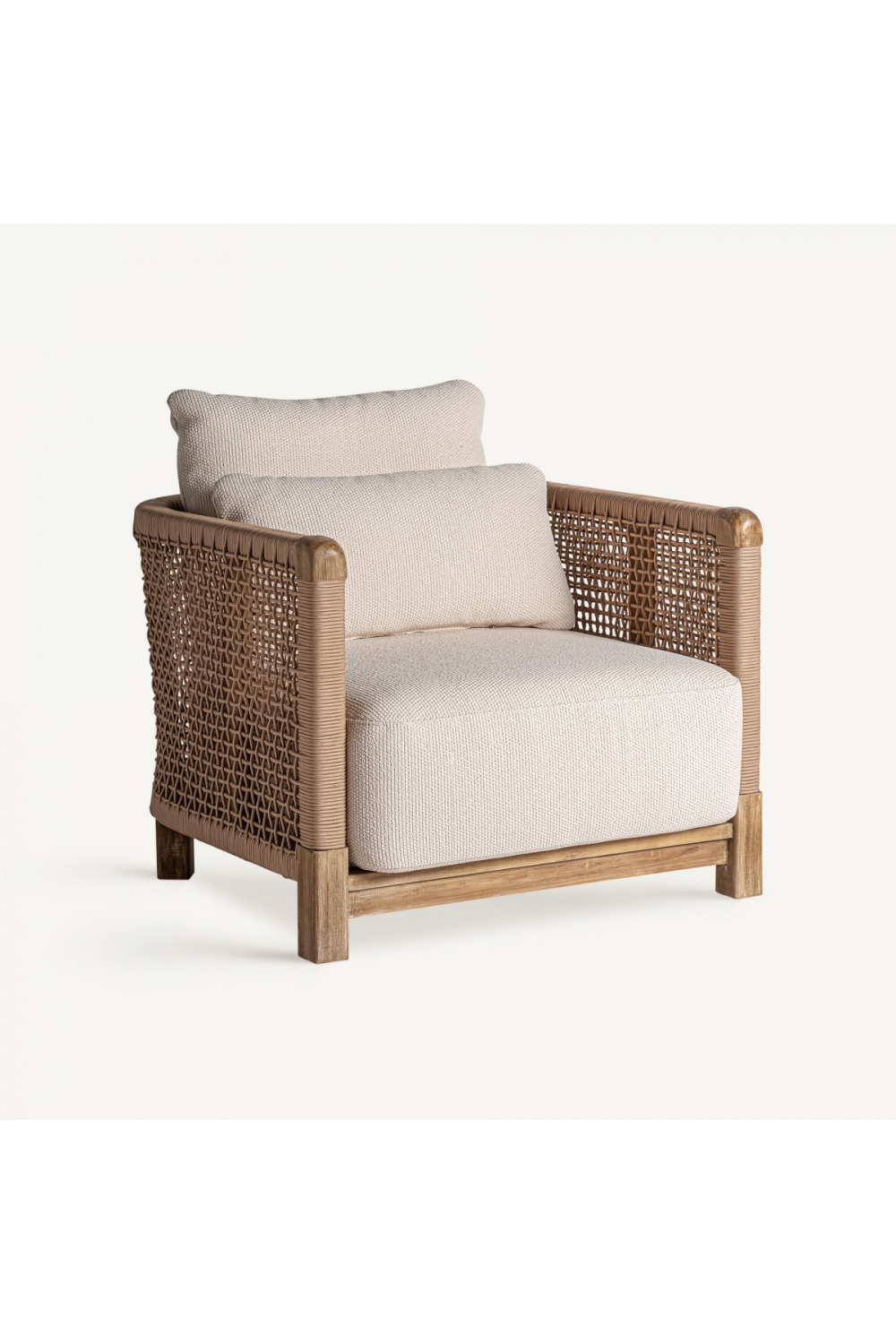 Braided Rope Lounge Armchair | Vical Home Trena | Oroa.com