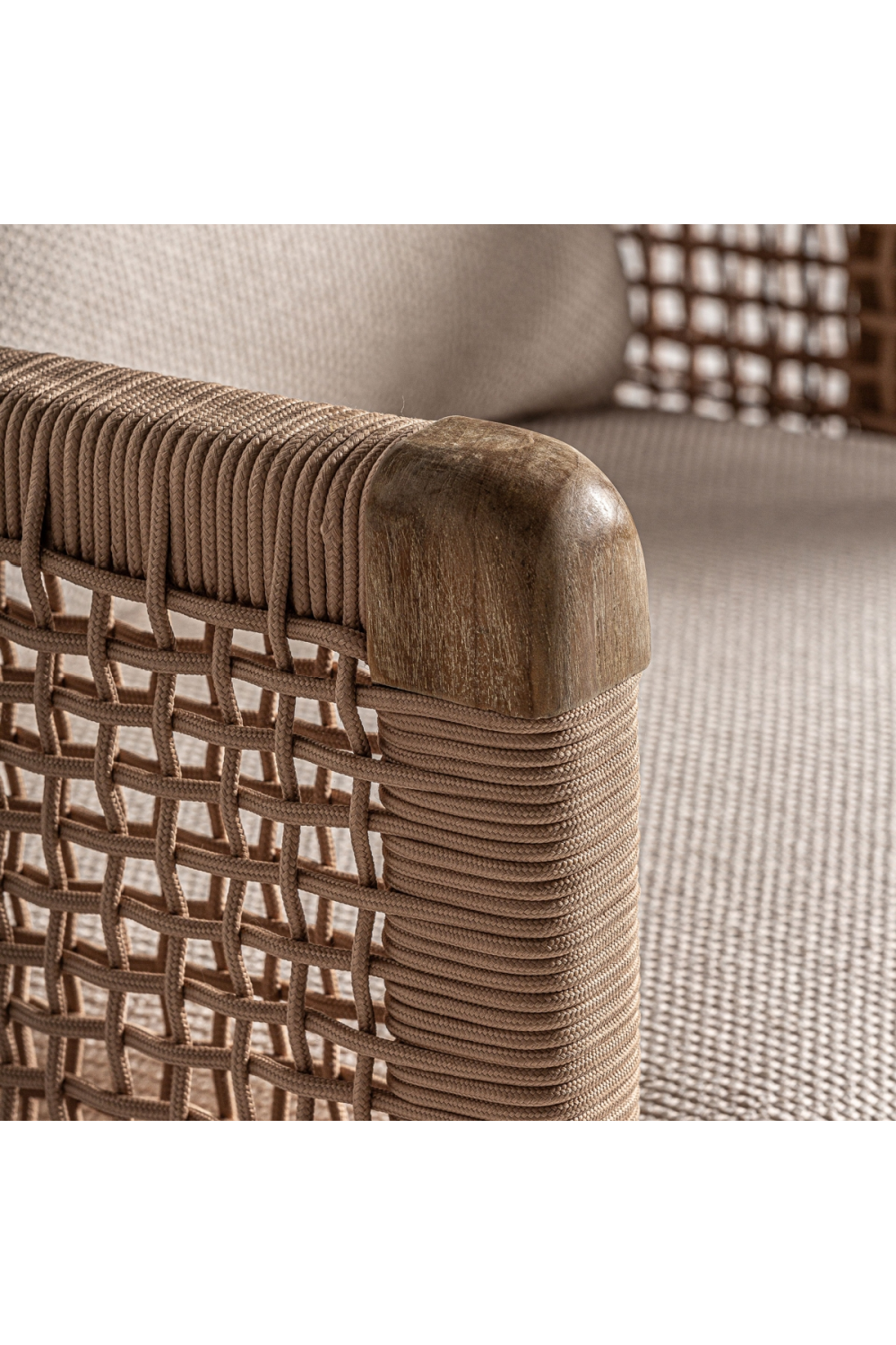 Braided Rope Lounge Armchair | Vical Home Trena | Oroa.com