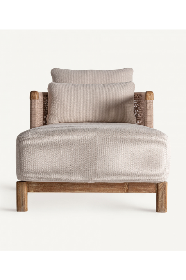 Rope Back Outdoor Chaise Longue | Vical Home Trena | Oroa.com