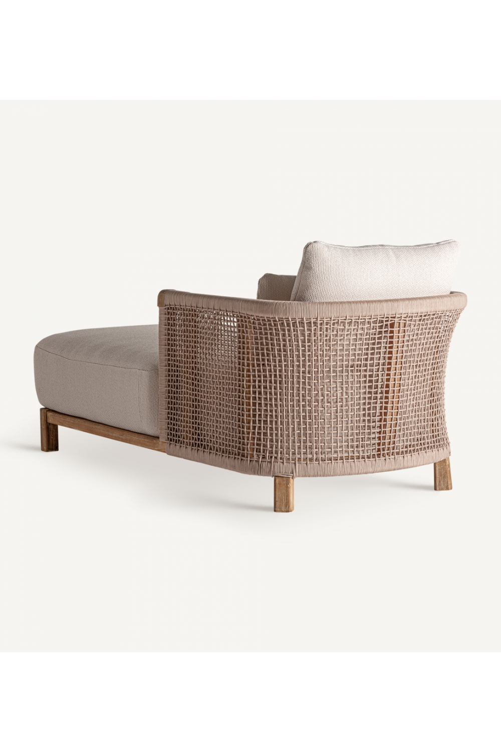 Rope Back Outdoor Chaise Longue | Vical Home Trena | Oroa.com