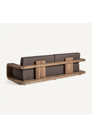 Teak Curved Outdoor Sofa | Vical Home Corba | Oroa.com