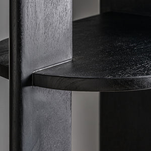   Modern European furniture - Black Mango Wood Shelf M - www.oroa.com | Oroa.com