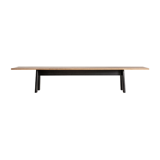 Modern European furniture - Black Leg Wooden Dining Table - www.oroa.com