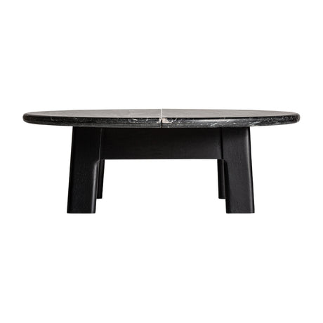   Modern European furniture - Black Oak Round Coffee Table - www.oroa.com | Oroa.com